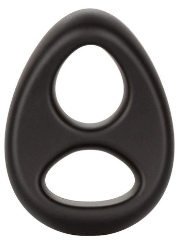 CalExotics Ultra Soft Stretchy Dual Cock Ring - Stretchy Cock Rings