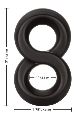 CalExotics Alpha Ultra-Soft Crazy 8 Mens Cock Ring - Stretchy Cock Rings