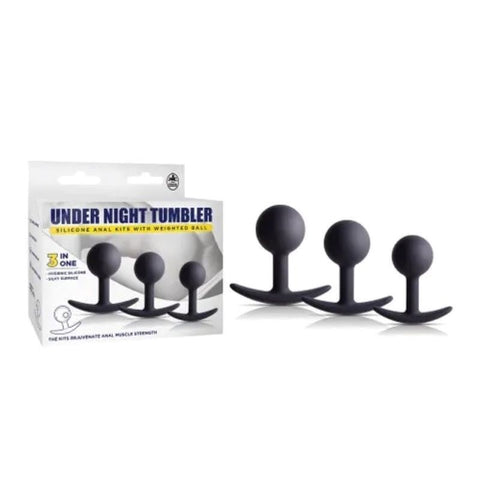 NANMA Corporation Under Night Tumbler Weighted Anal Trainer Kit - Butt Plugs