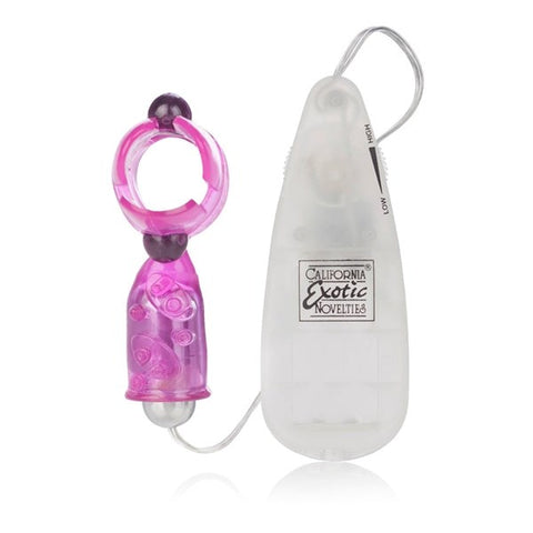 California Exotics Up! Hook It Up Top Loading Beaded Cock Cage Ring - Cock Rings