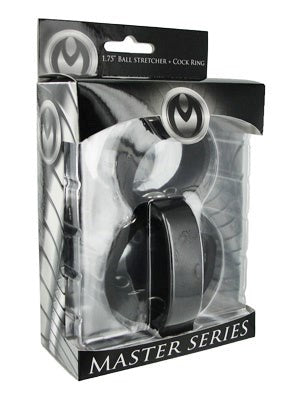 XR Brands Vault Neoprene Stretcher With Removable Cock Ring Black Adjustable - Cock Rings