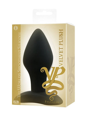 Velvet Silicone Tapered Butt Plug - Pleasure Perfection by Icon Brands - Butt Plugs