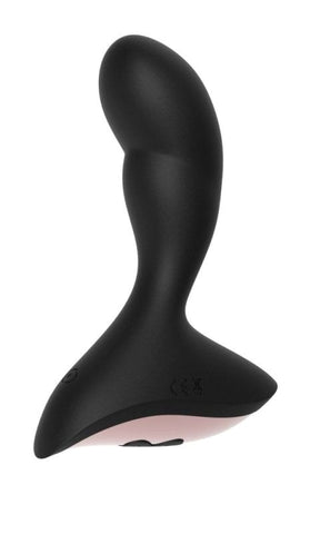 Velvetine Ezra Prostate Stimulator with Slanted Bulbs and Anchored Base - Prostate Toys