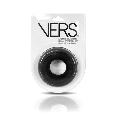 C1R Releasing VERS Motion Ball Stretcher Black with Steel Motion Balls - Ball and Cock Toys