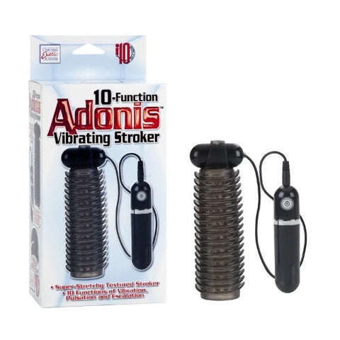 CalExotics 10 Functions Adonis Vibrating Male Stroker - Masturbators and Strokers