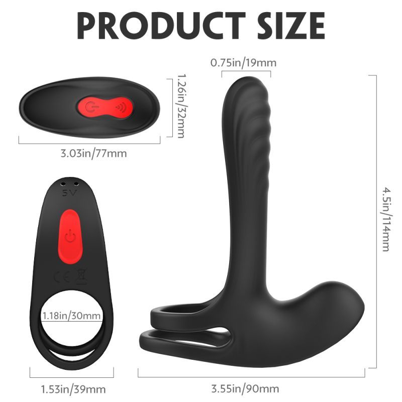 S-Hande Frank Remote Control Vibrating Penis Shaft - - Sex Toys For Couples