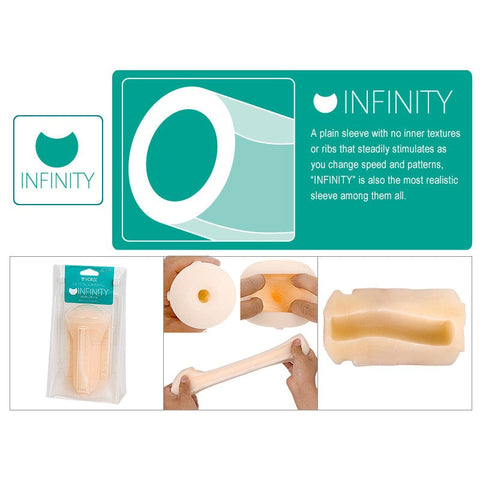 Rends Vorze A10 Cyclone SA Sleeve Infinity Premium Masturbator Sleeve - Pumps, Extenders and Sleeves