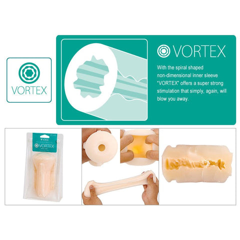 Rends Vorze A10 Cyclone SA Sleeve Vortex Male Masturbator Enhancement - Pumps, Extenders and Sleeves