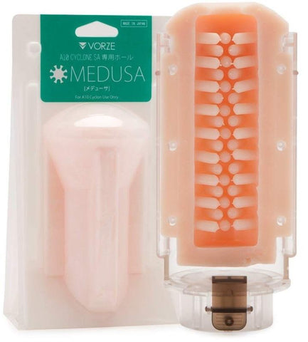 Rends Vorze A10 Cyclone Sleeve Medusa Clear TPE Masturbator Sleeve - Masturbators and Strokers