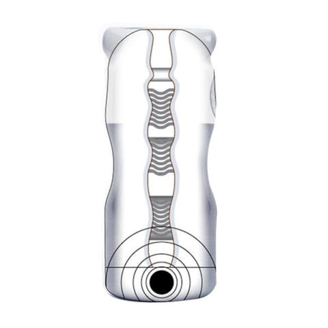 Topco Vulcan Love Skin Masturbator Ripe Mouth + Vibe with 6 Vibration Functions - Masturbators and Strokers