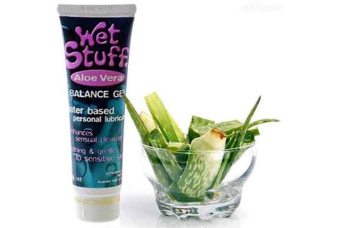 Wet Stuff Aloe Vera - Silky-Smooth Intimate Luxury - Water Based Lubes