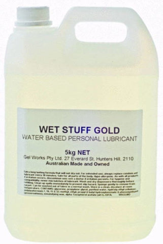 Wet Stuff Gold 5kg - Water Based Lubes