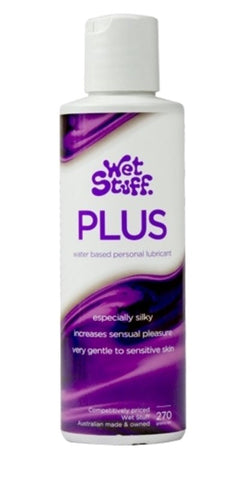 Wet Stuff Plus Lubricant Daily Cock Ring Deal Premium Intimate Enhancement - Water Based Lubes