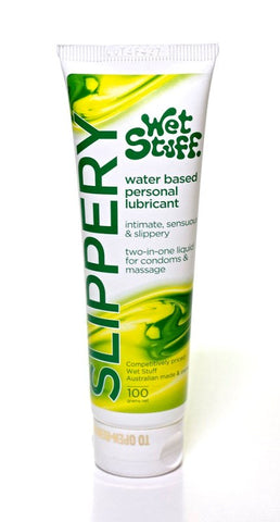 Gel Works Wet Stuff Slippery Lubricant Water Based Formula for Enhanced Sex - Water Based Lubes