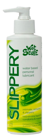 Gel Works Wet Stuff Slippery Lubricant Water Based Formula for Enhanced Sex - Water Based Lubes