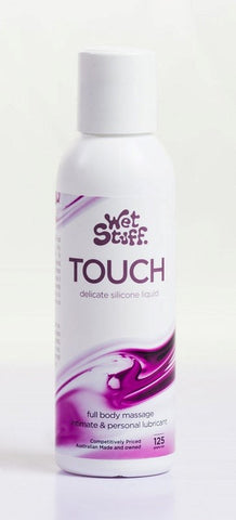 Wet Stuff Touch 2 in 1 Silicone Lube for Pleasure Waterproof Formula - Silicone Based Lubes