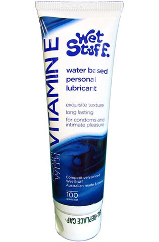 Gel Works Wet Stuff With Vitamin E Lubricant Disc Top Premium Formula - Water Based Lubes