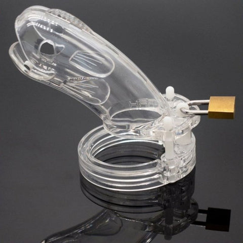 BDStyle Whale Chastity Device Male Chastity Cage with Lock and Key - Male Chastity