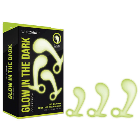WhipSmart Luminous Prostate Pleasure Set - 3-Piece Kit - Prostate Toys