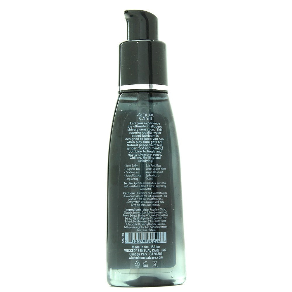 Wicked Aqua Chill Water Based Cooling Lubricant - - Water Based Lubes