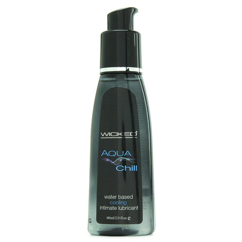 Wicked Sensual Care Aqua Chill Water Based Cooling Lubricant with Menthol - Water Based Lubes