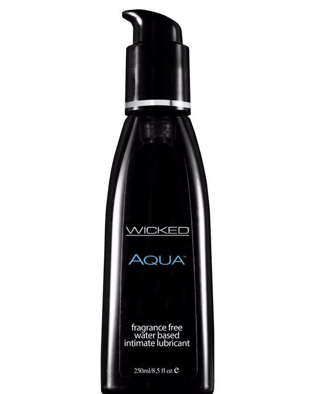 Wicked Aqua Unscented Lubricant Edge Control Ready - - Water Based Lubes