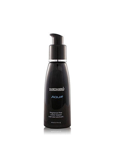 Wicked Sensual Care Aqua Unscented Lubricant Long Lasting Water Based - Water Based Lubes