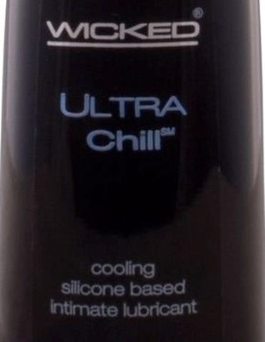 Wicked Ultra Chill Silicone Cooling Lube with Tingling Sensation Technology - Silicone Based Lubes