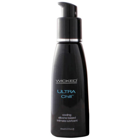 Wicked Ultra Chill Silicone Cooling Lube with Tingling Sensation Technology - Silicone Based Lubes