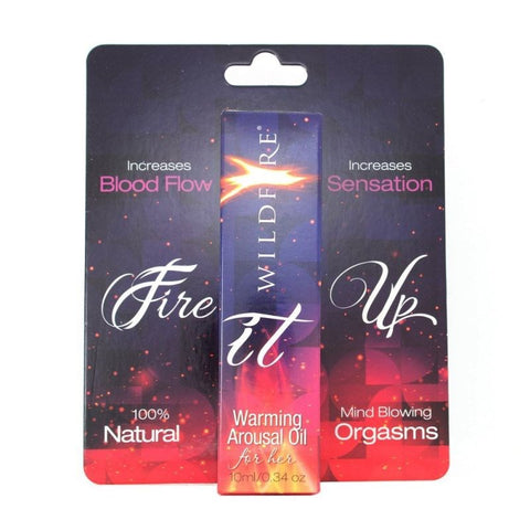 Wildfire Fire it Up Arousal Oil Natural Warming Enhancement Formula - Delay and Excite Sprays