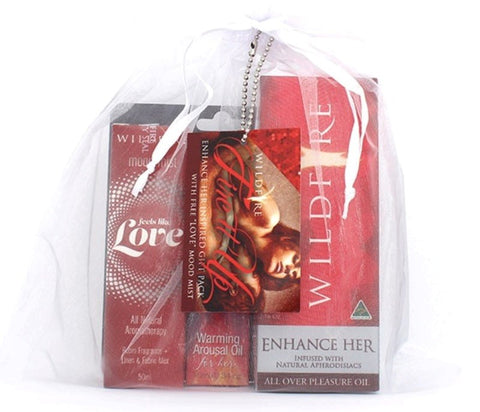 Wildfire Fire it Up Enhance Her Gift Pack Arousal Enhancement Kit - Delay and Excite Sprays