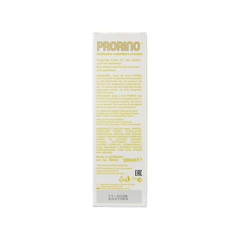 Hot Ero PRORINO Unisex Anal Comfort Cream 100ml - Anal Lubes