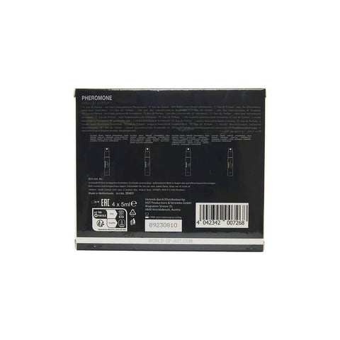 Hot Ero HOT Pheromone 4 Pack Perfume Tester Box for Men 4 Scents - Sex Pheromones and Perfumes