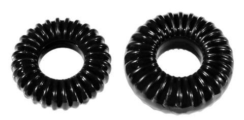 Xplay Ribbed Ring Slim Pack - Cock Rings