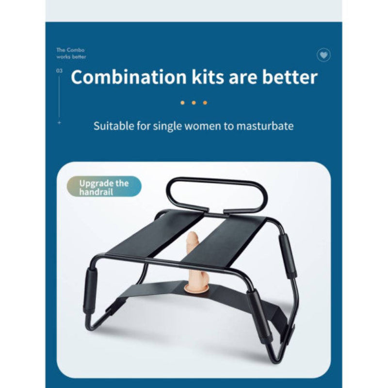 Daytona Adjustable Height Sex Chair by Doc Johnson - Sex Furniture