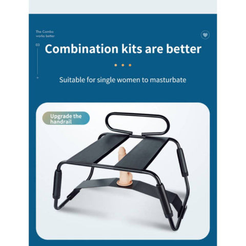 Daytona Adjustable Height Sex Chair by Doc Johnson - Sex Furniture