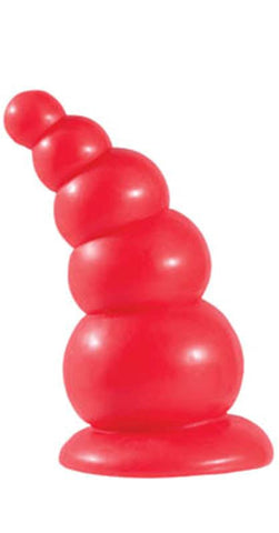 NANMA Corporation XTRA Around 5 Curved Butt Plug with Bubbled Texture - Butt Plugs