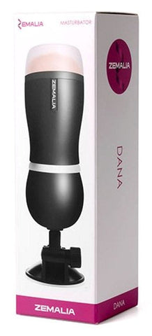 Zemalia Dana Masturbator with Suction Cup Hands Free Male Sex Toy - Masturbators and Strokers