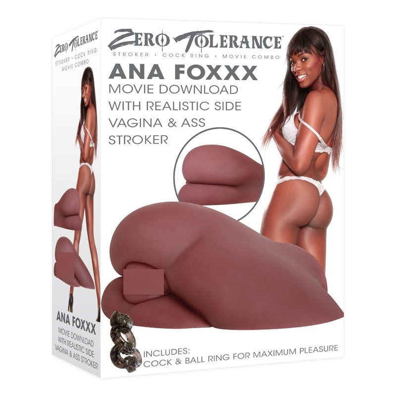 Zero Tolerance Ana Foxxx Real Side Vagina & Ass - - Realistic Butts And Vaginas