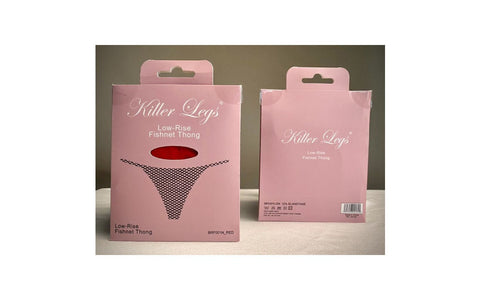 Yelete Mesh Net G-String Thong With Sheer Mesh - G-Strings, Panties and Shorts