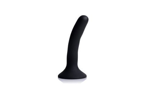 XR Brands Strap-U Black Silicone Strap-On Dildo Small - Non-Realistic Dildos