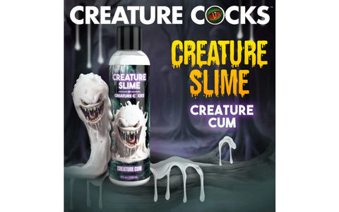 Creature Cocks Slime Cum Unscented Jizz Lubricant 8oz - Silicone Based Lubes
