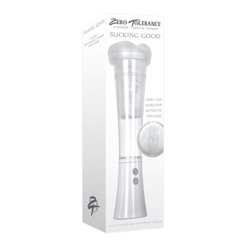 Evolved Zero Tolerance Sucking Good Vibrating Male Stroker with Vacuum - Masturbators and Strokers