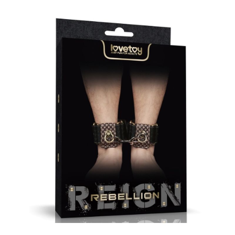 Lovetoy Rebellion Reign Fetish Play Ankle Cuffs - Cuffs And Restraints