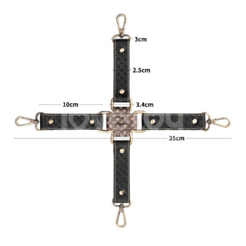 Lovetoy Rebellion Reign Fetish Play Hogtie Set - Cuffs And Restraints