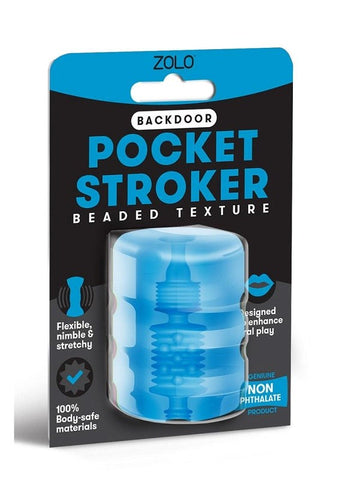 Xgen Products Zolo Backdoor Pocket Stroker with Beaded Texture Design - Masturbators and Strokers