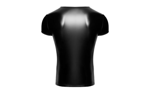 Noir Handmade Elastic Powerwetlook Vexen Tee Black - Mens Briefs And Boxers