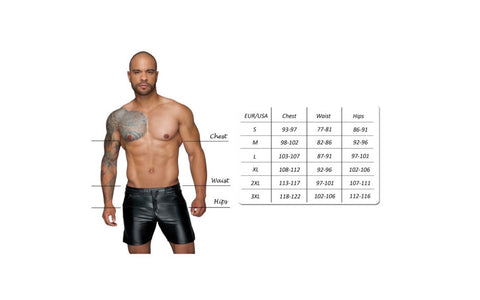 Noir Handmade Rogue Powerwetlook Mens Pants Black - Mens Briefs And Boxers