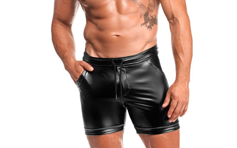 Noir Handmade Rogue Mens Sexy Shorts Black - Mens Briefs And Boxers
