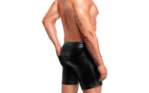 Noir Handmade Rogue Mens Sexy Shorts Black - Mens Briefs And Boxers